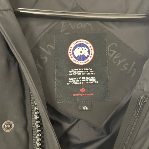 Canada Goose Mens Carson Parka HERITAGE Coat, Black, Size Medium - Picture 10 of 16